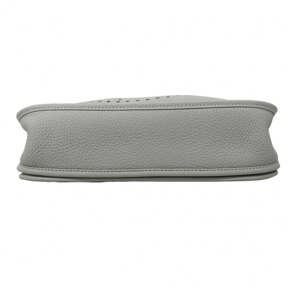 Hermes Evelyne 3PM Shoulder Bag, Taurillon Clemence Leather, Gris Pantin, K S... - Picture 3 of 9
